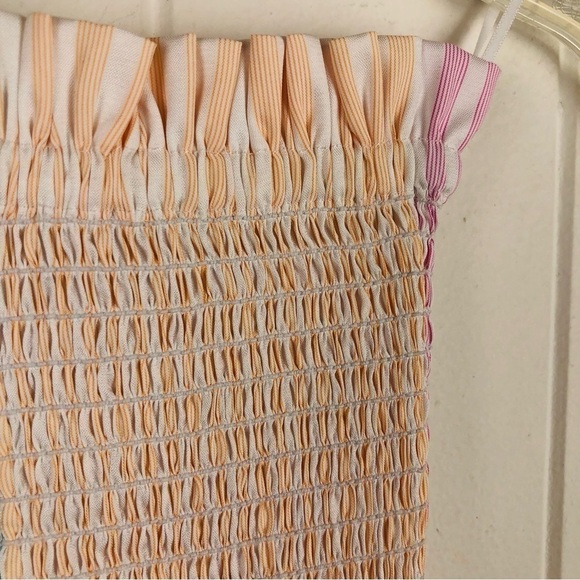 Petersyn Womens Marianna Tutti Smocked Ruffle Tube Top X-Small - Picture 7 of 13